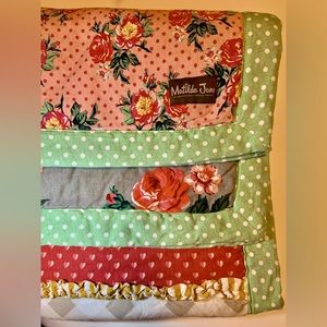 Matilda Jane Brilliant Daydream Daydreamer 2018 Quilted Blanket Throw 50" x 60"